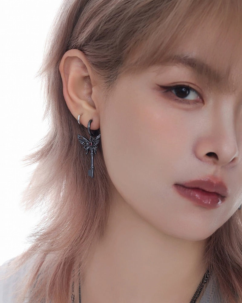 Butterfly Key Earrings