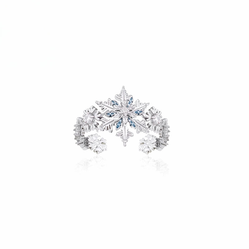 Snowflake Open Ring