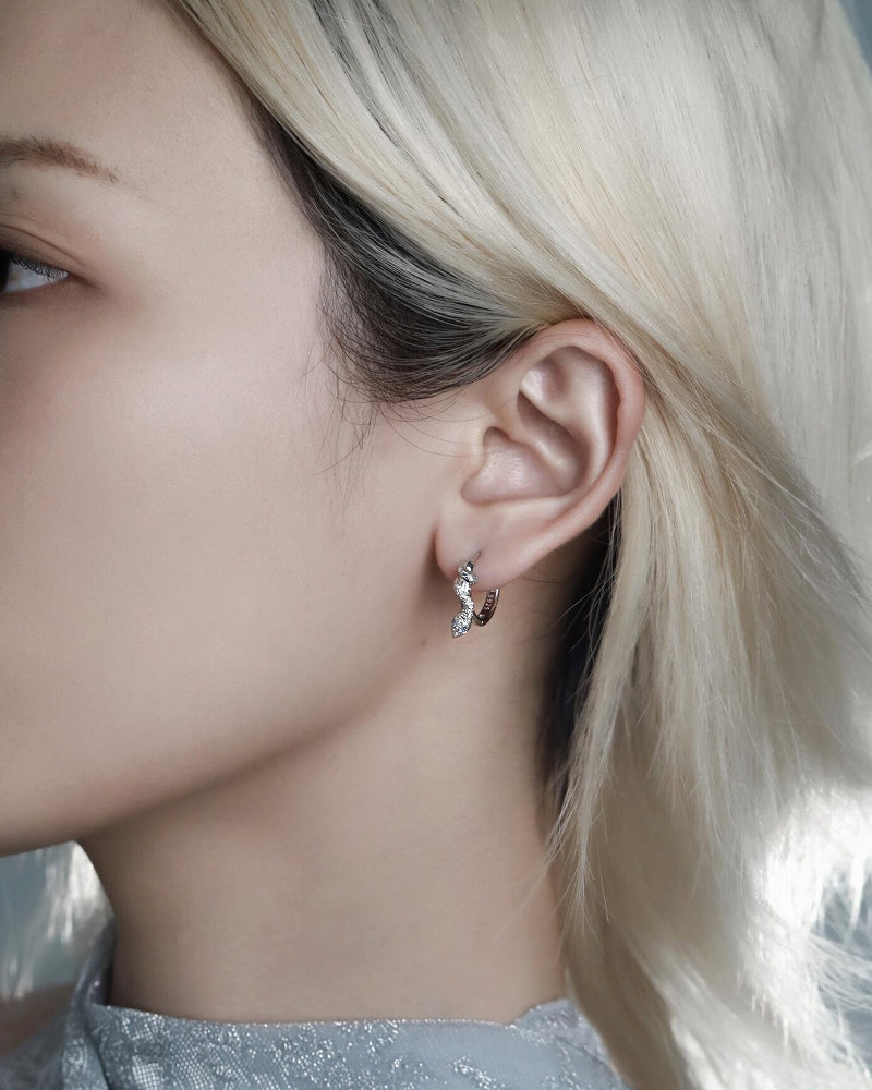 Ice Snake Earrings
