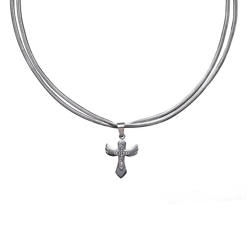 Star Cross Layer Necklace