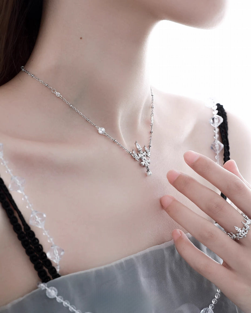 Crystal Chandelier Necklace