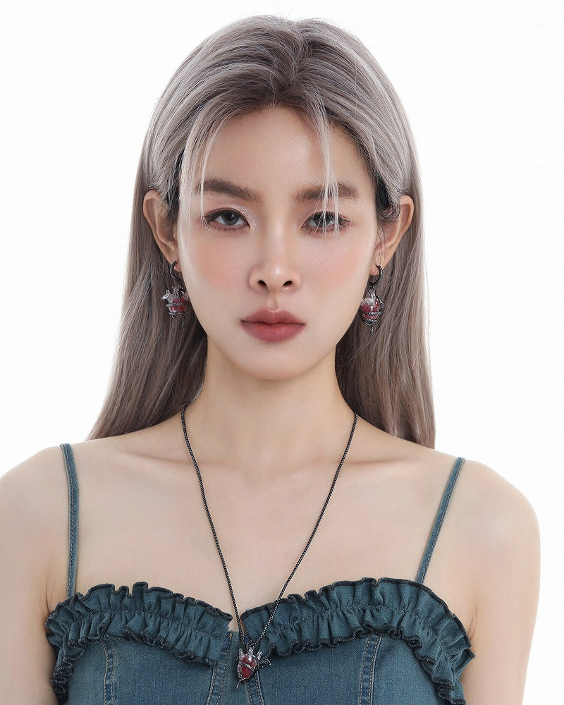 Spirit Heart Snake Necklace