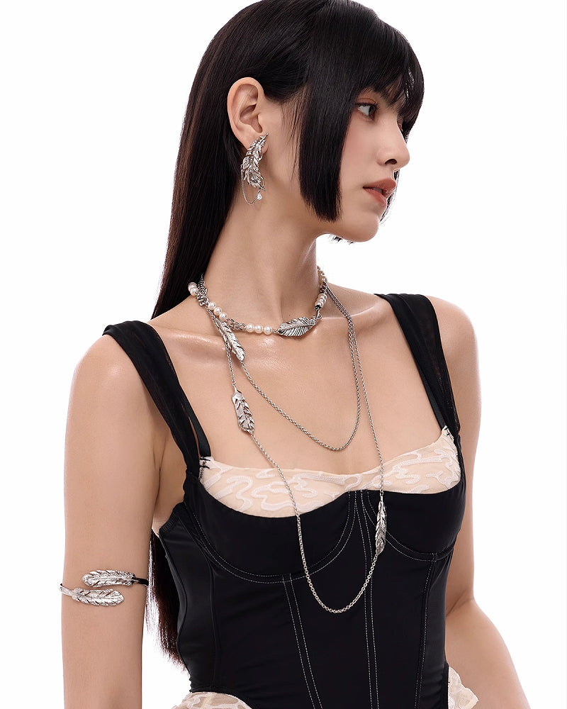 Feather Tassel Earrings