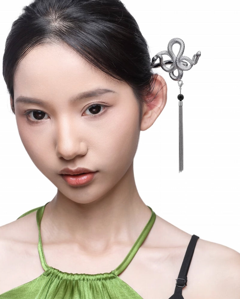 Spirit Snake Tassel Hairpin
