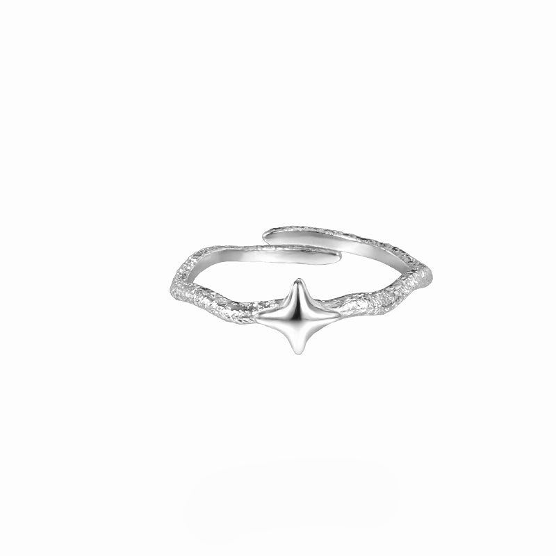 Four Pointed Star Ring