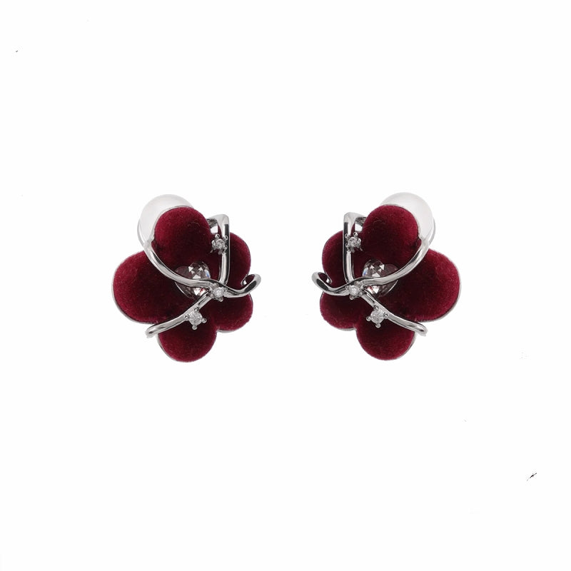 Flocking Red Queen Earrings