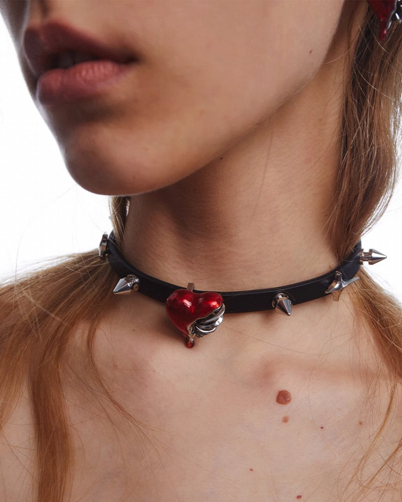 Bone Heart Choker 02
