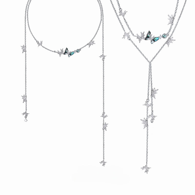 Butterfly Tassel Necklace