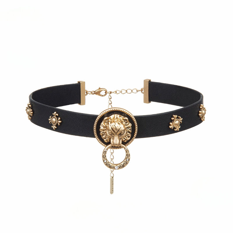 Suanni Lion Head Choker