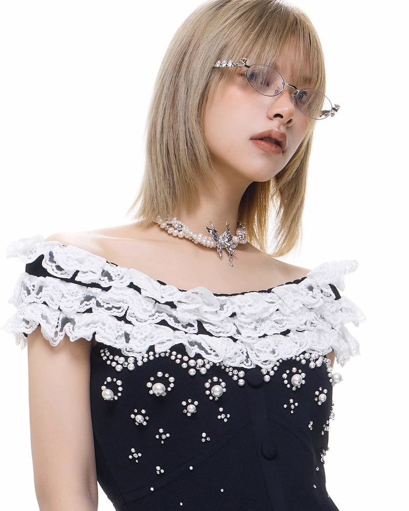 Biochemical Butterfly Pearl Necklace