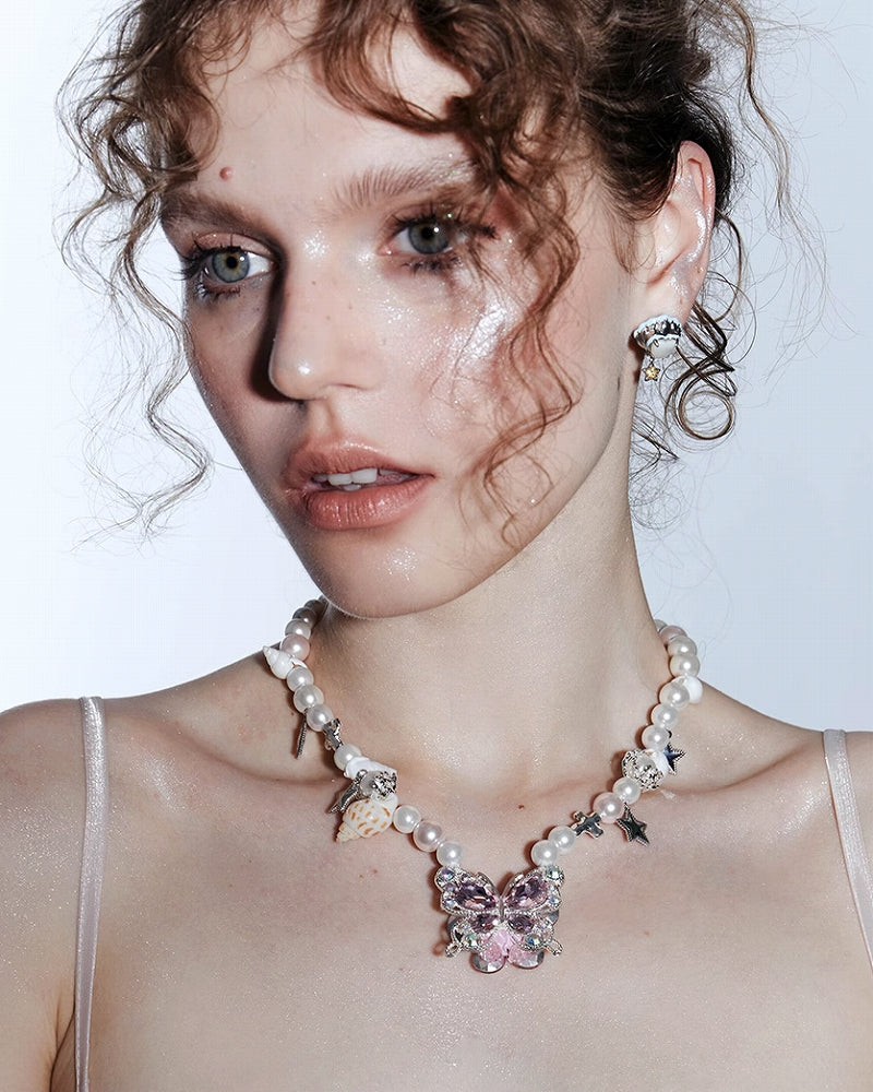 Seaside Girl Butterfly Necklace