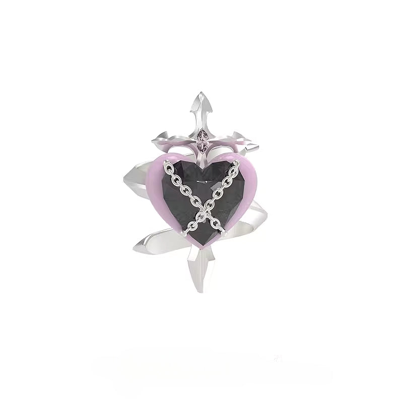 Pure Love God Of War Sword Heart Ring