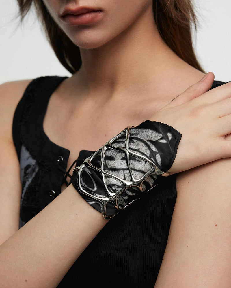 Rock Bandana Star Cone Bracelet