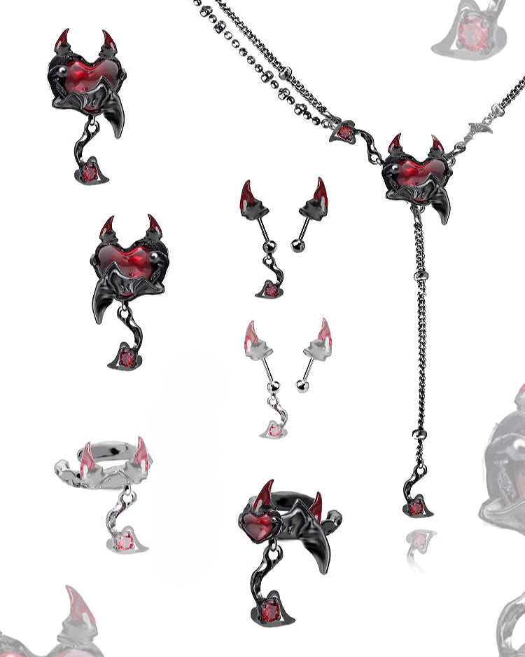 Carnival Party Devil Tassel Necklace