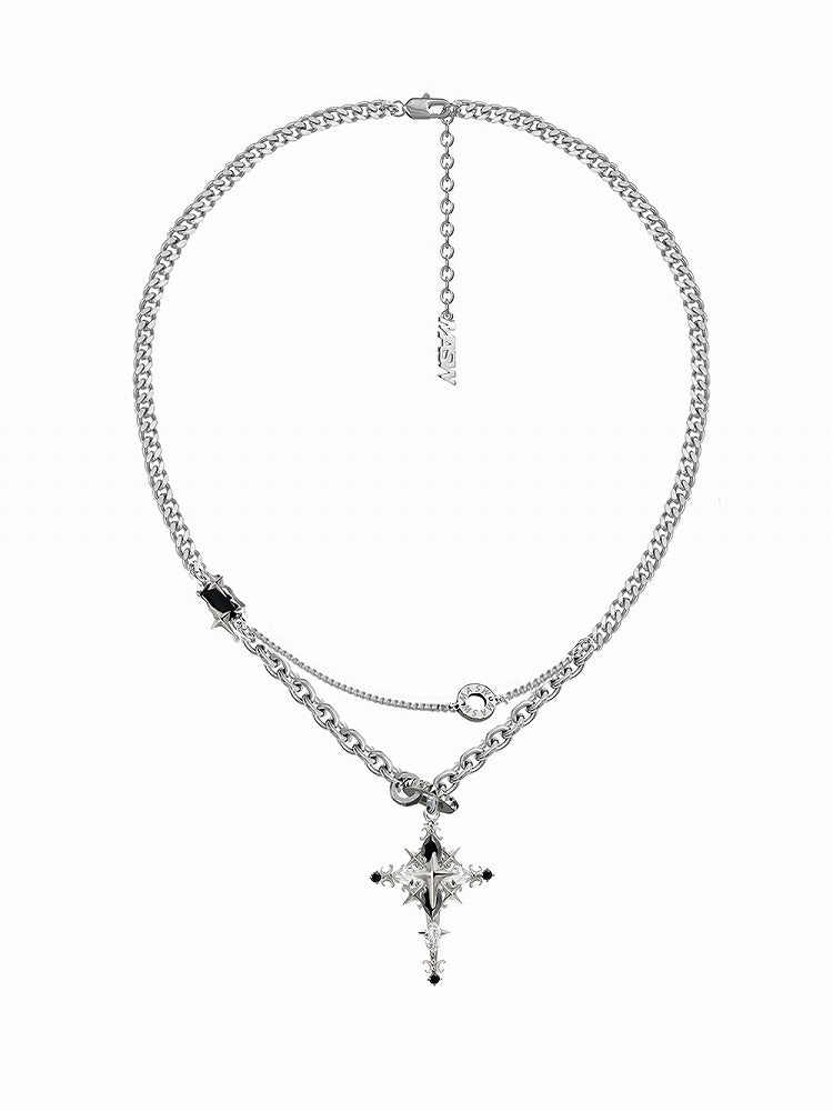 Star Attraction Cross Necklace