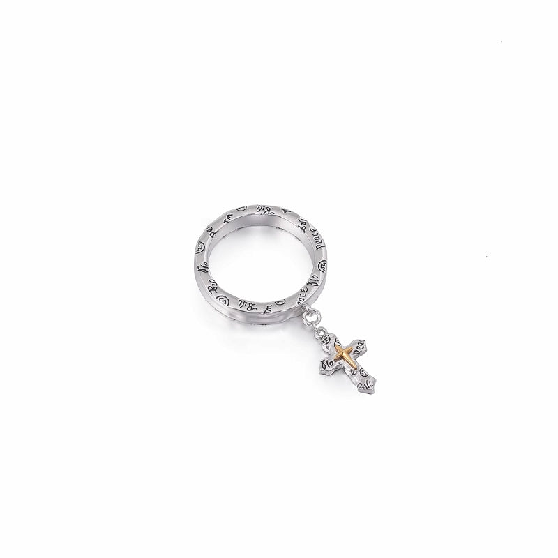 Graffiti Cross Bracelet & Ring