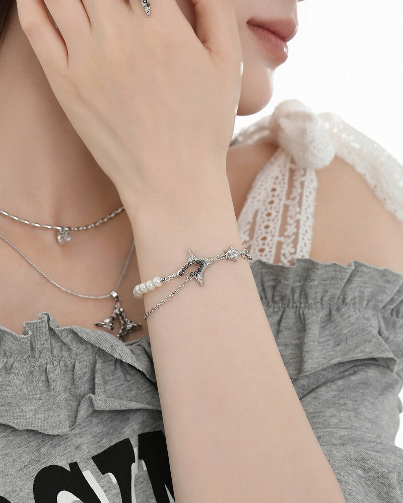 Aurora Four-Pointed Star Bracelet