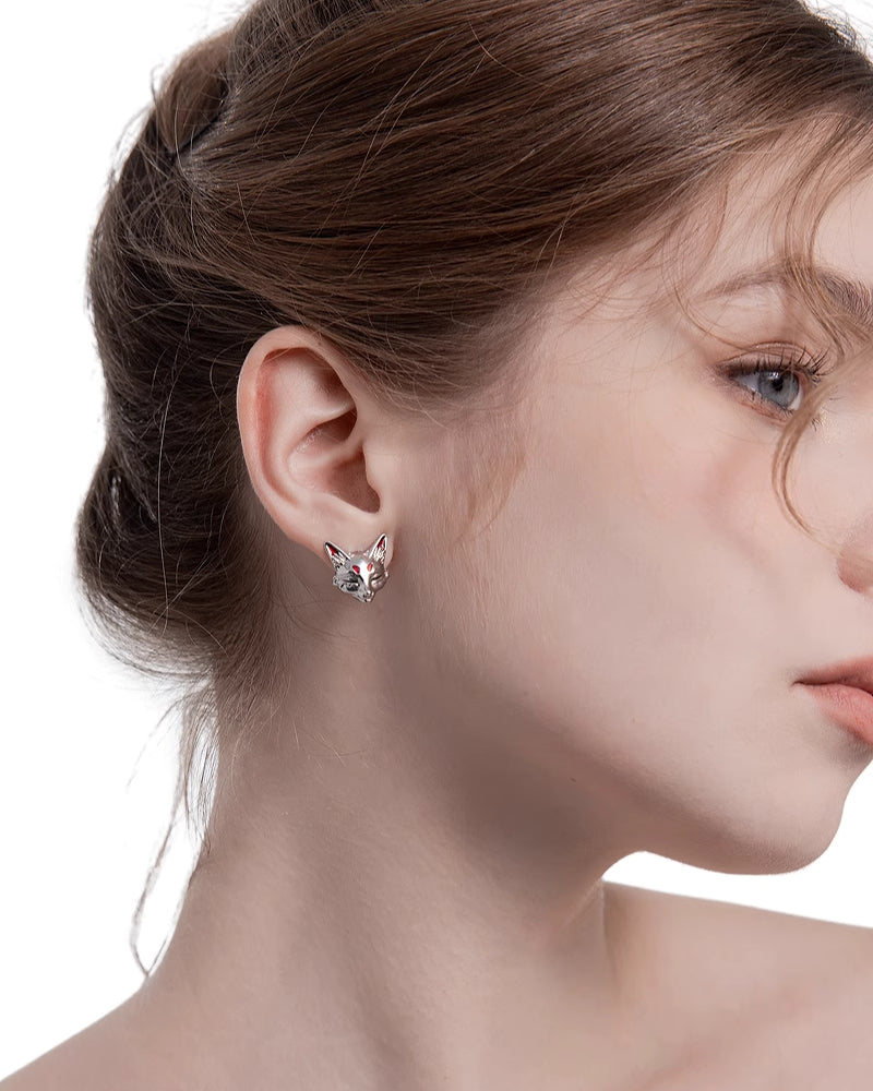 Dream Fox Red Earrings