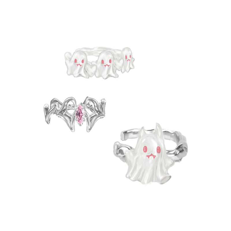 Carnival Ghost Mini Bat Cuffs