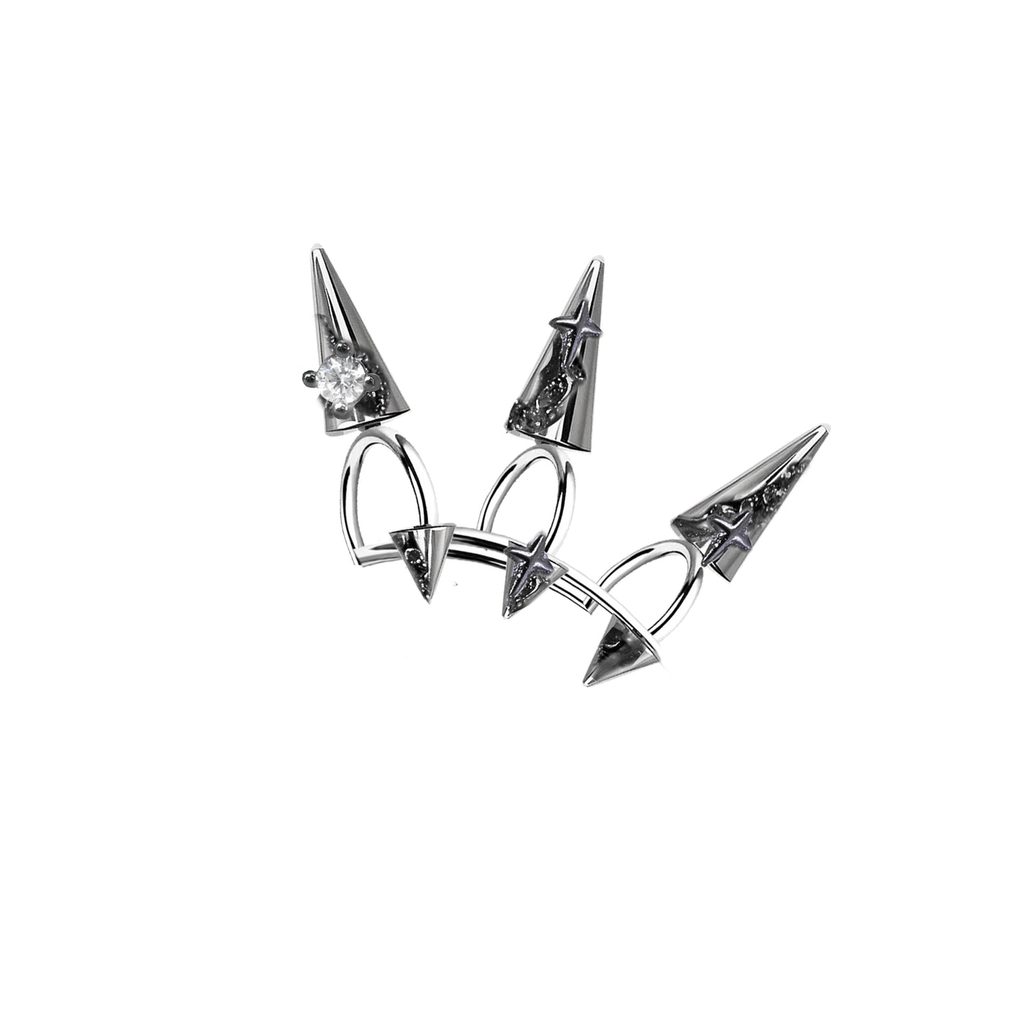 Basic Rivet Star Cuff 03