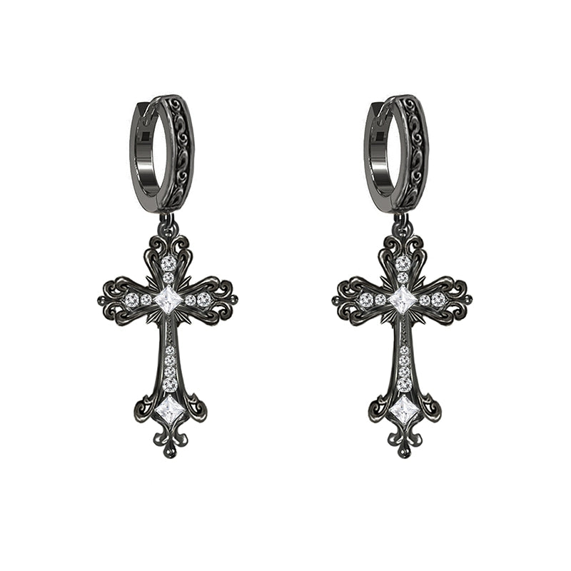 Sacred Contract Cross Earrings & Necklace