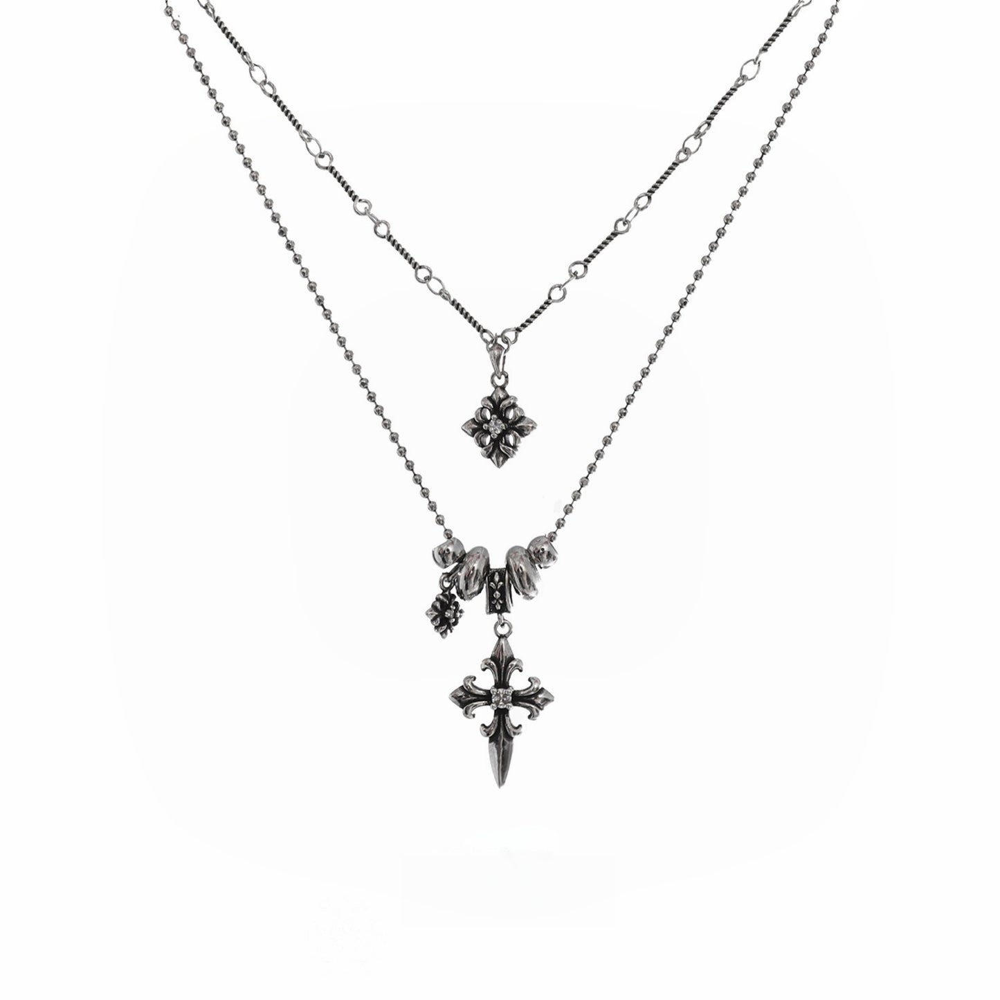Iris Double-layer Necklace