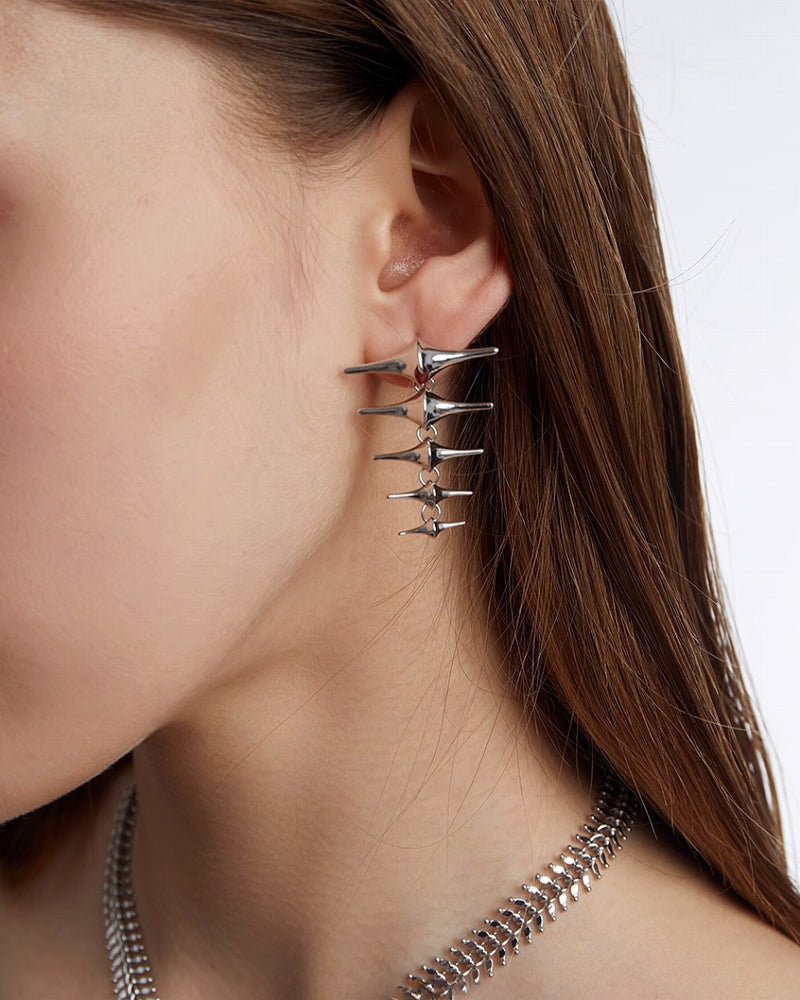 Eternal Spinal Bone Earrings