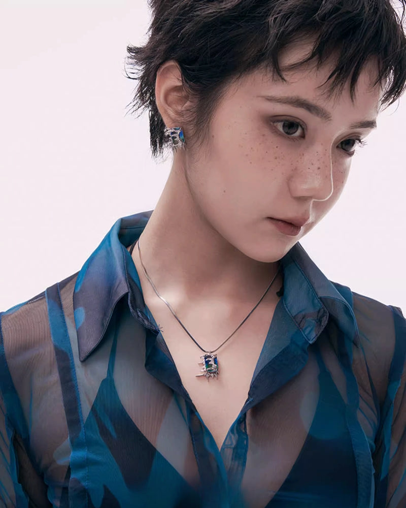 Dark Erosion Rheology Simple Necklace