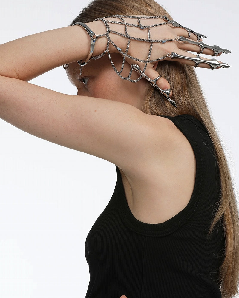 The X-Files Skeleton Palm Ring & Bracelet