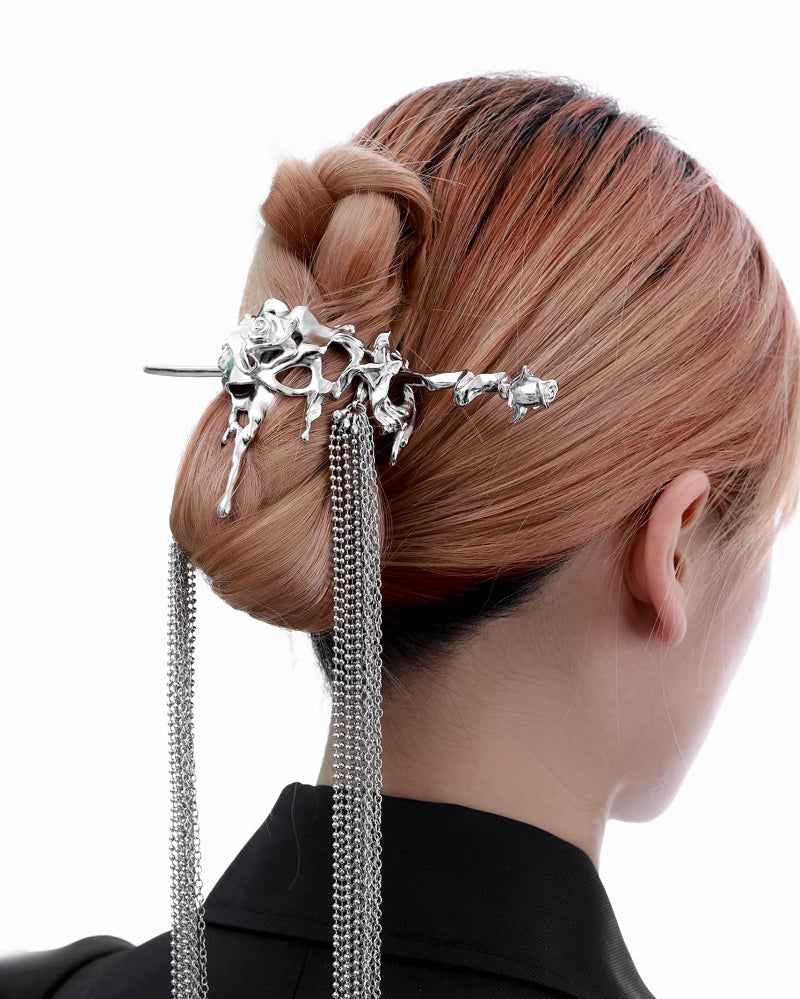 Rose Tassel Hairpin