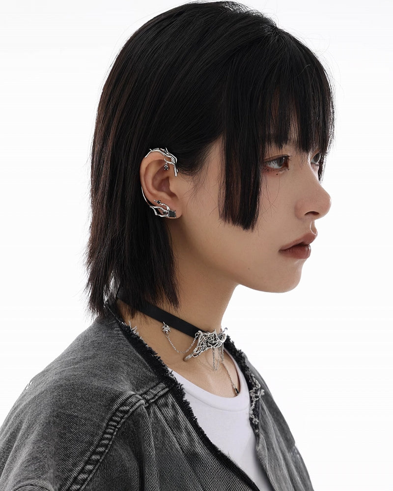 Taboo Spider Silk Earrings