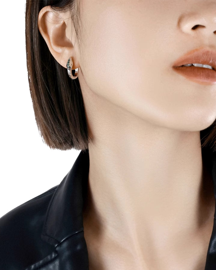 Slytherin Snake Earrings