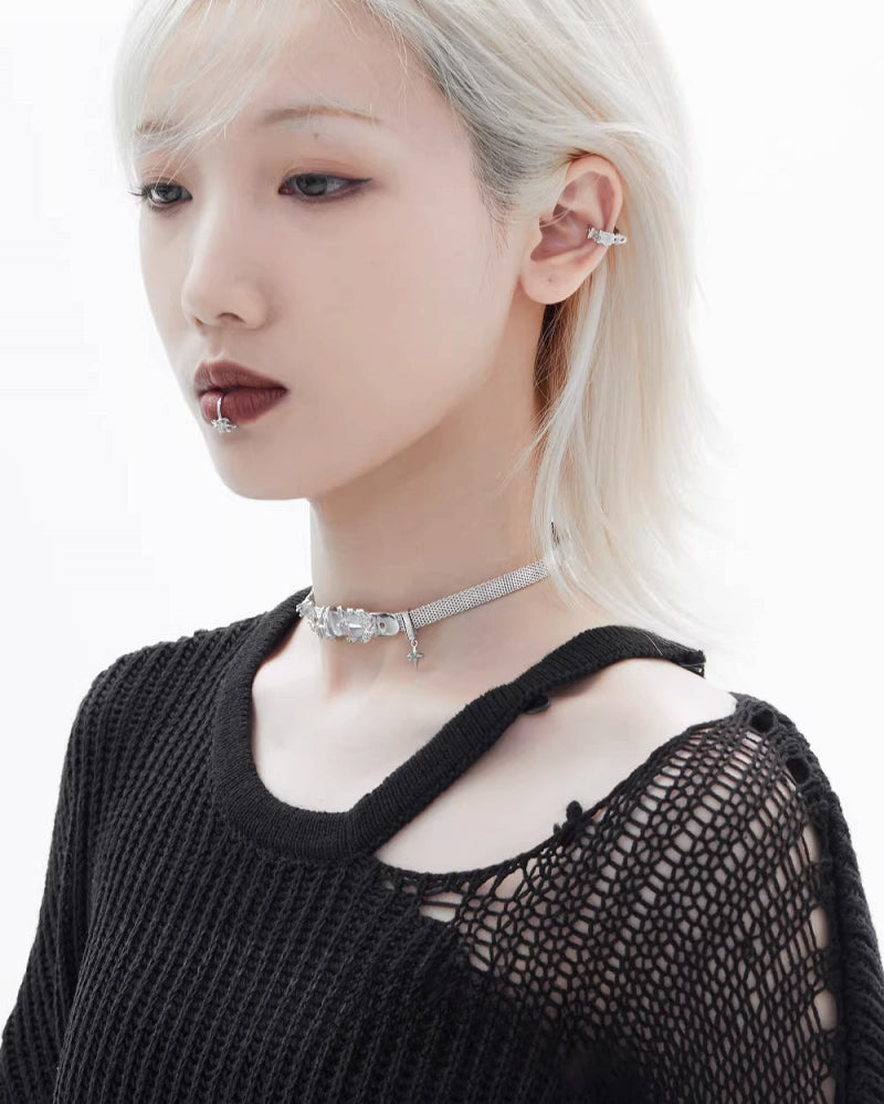 Star Trail Four Pointed Choker