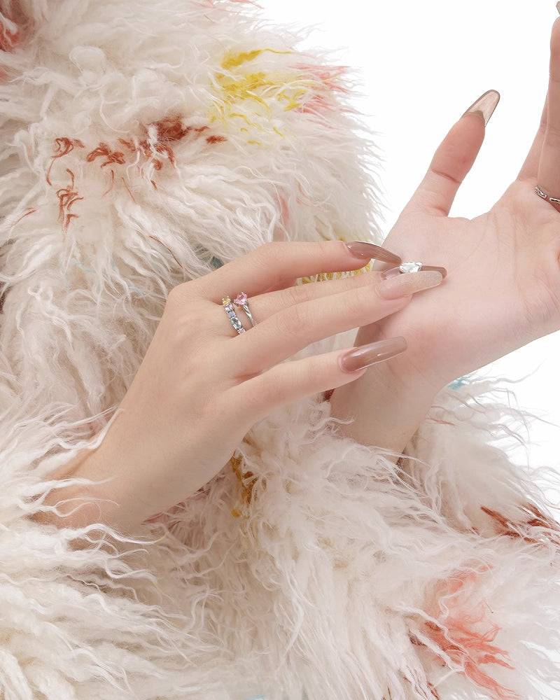 Soft Candy Double Ring