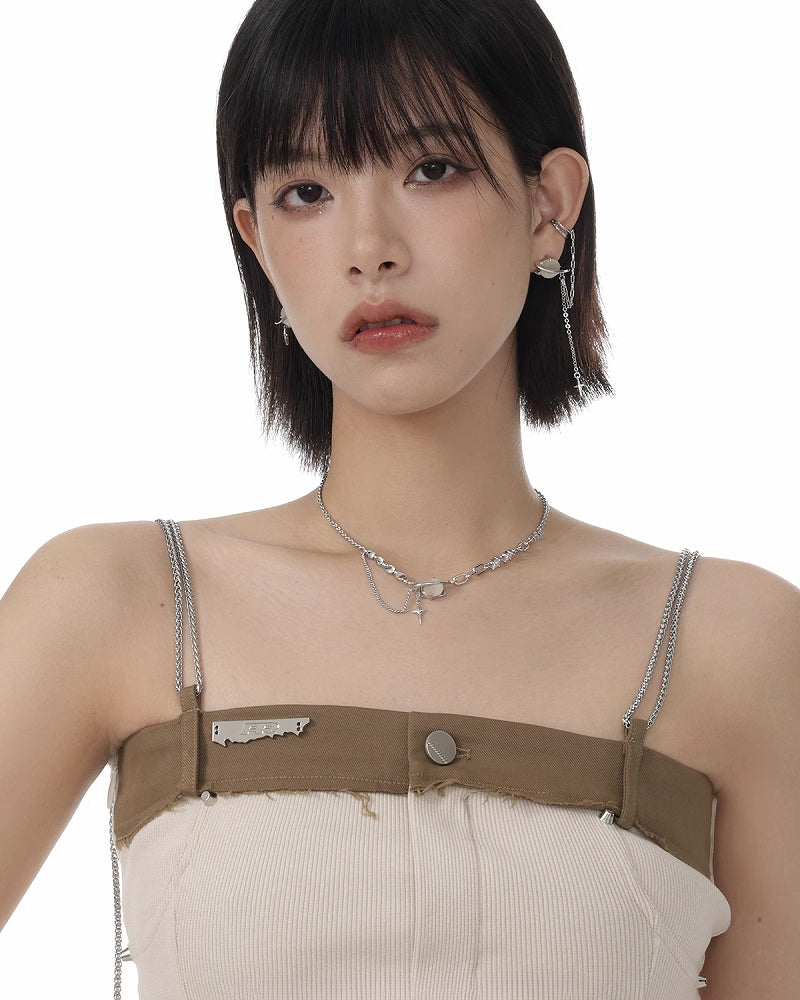 Starry Eyes Circle Cuff & Earrings