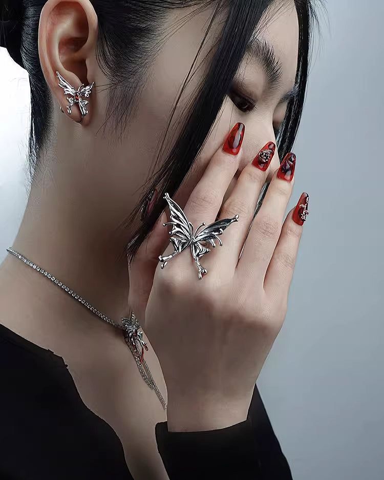 Bloodthirsty Butterfly Ring