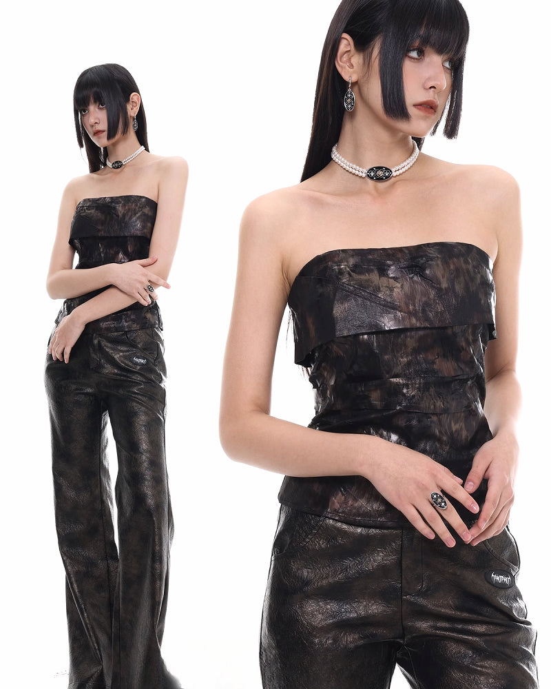 Retro Pearl Rose Necklace