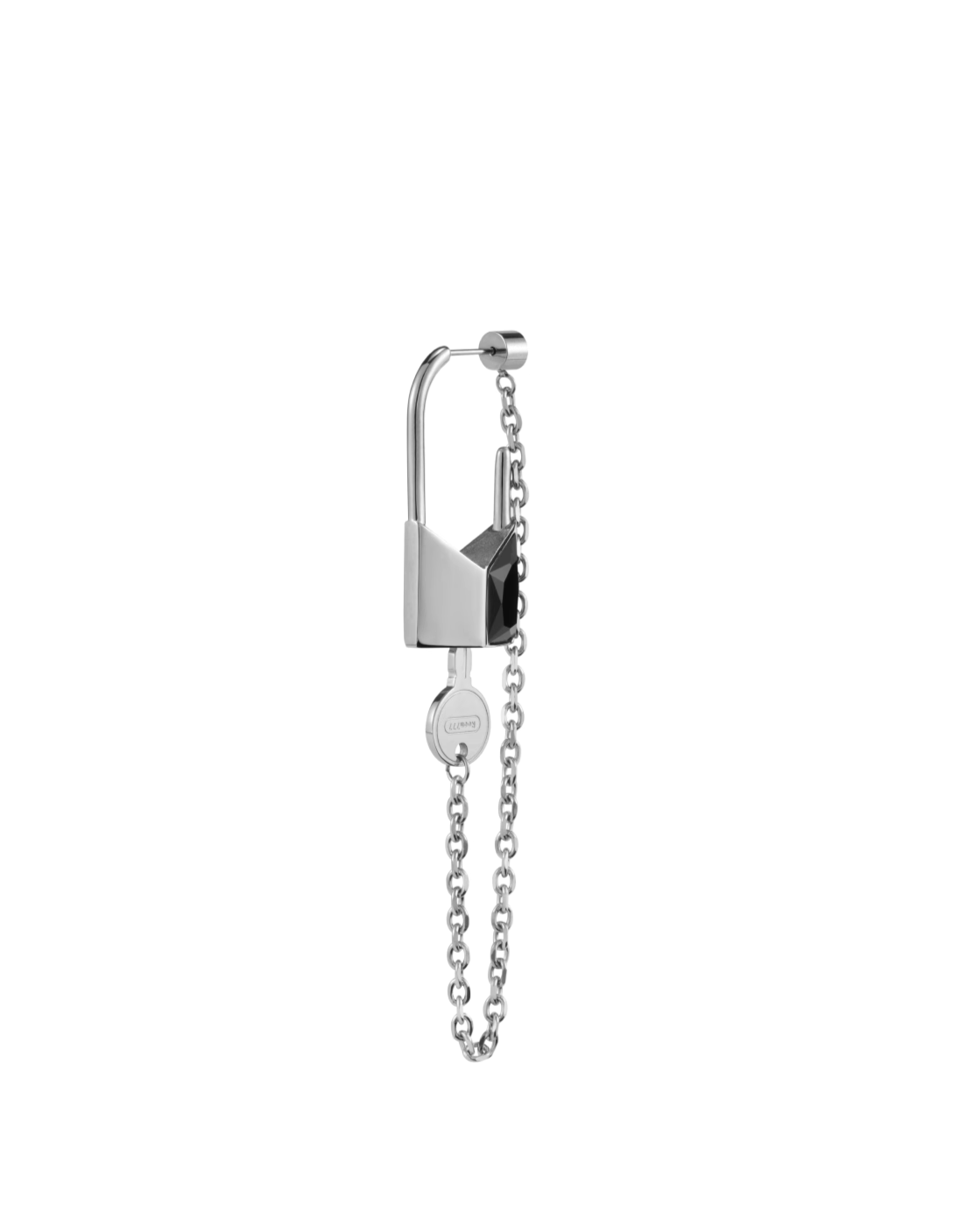 Interlock Chain Reaction Lock Earrings
