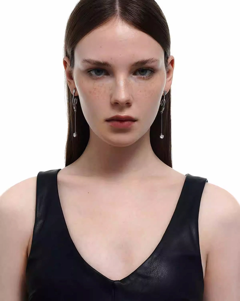 Dragon Tattoo Tassel Earrings