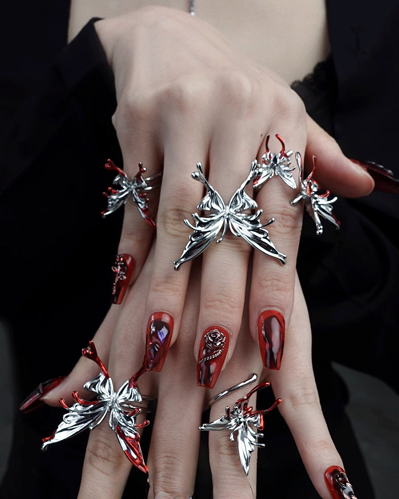 Bloodthirsty Butterfly Red Ring02