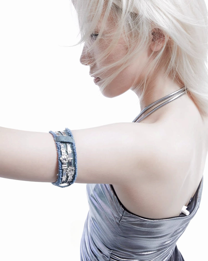 Dopamine Color Treasure Denim Bracelet