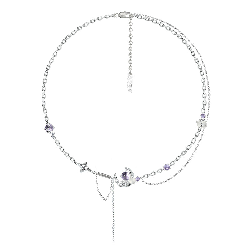 Lava Purple Sense Necklace