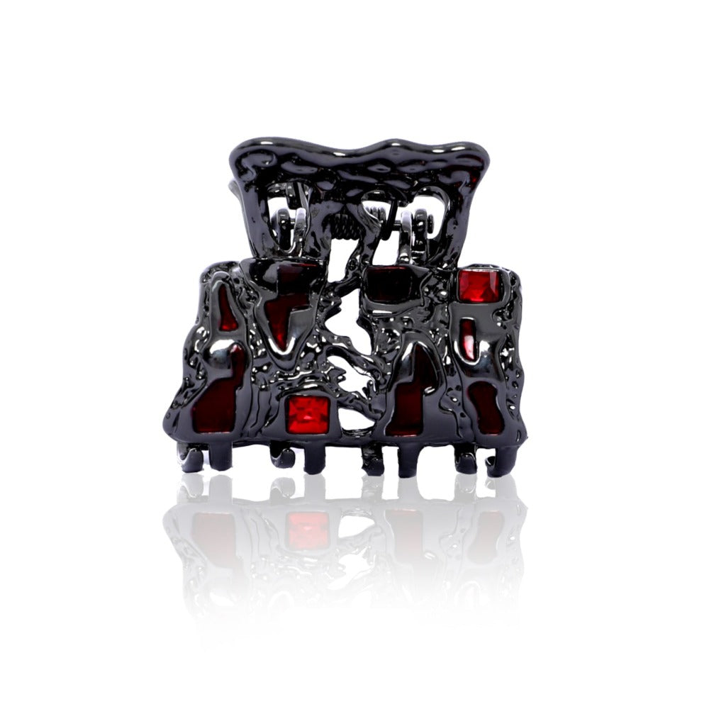 Melting Checker Hair Clip