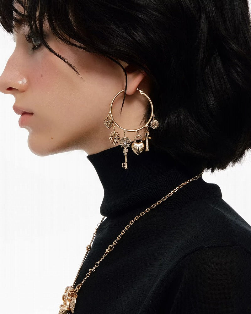 Locked Heart's Whisper Earrings 03