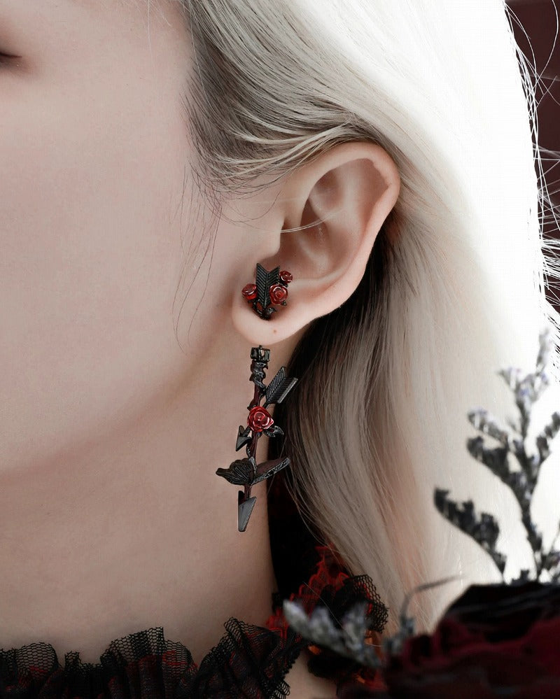 Twilight Rose Earrings 01