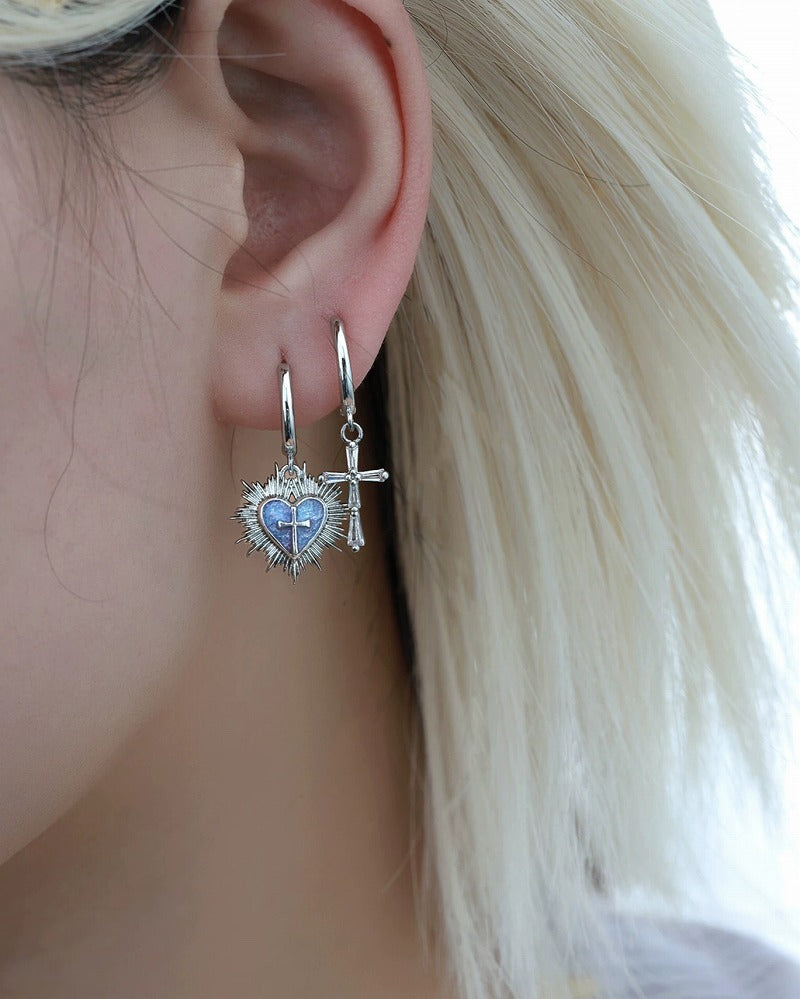 Sacred Contract Love Key Earrings
