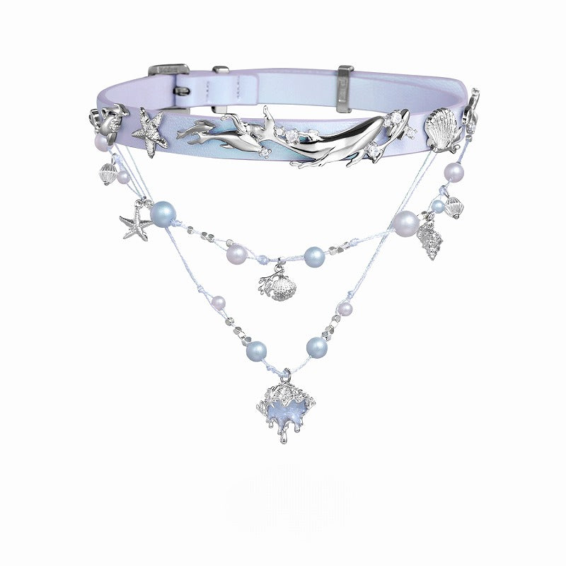 Atlantis Conch Layer Necklace