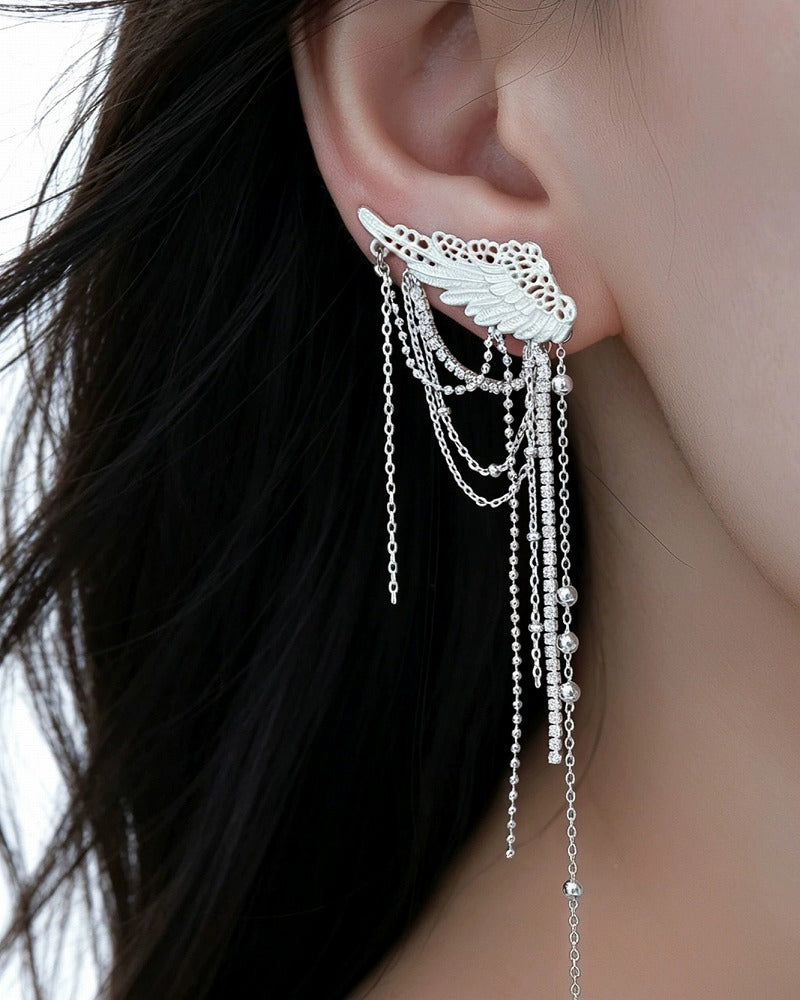 Basic Angel Wing Feather Earrings