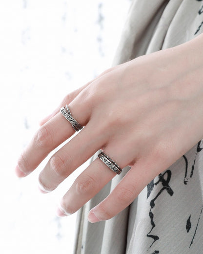 Monologue Retro Open Ring 01