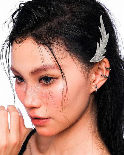 Maple Feather Hair Clip